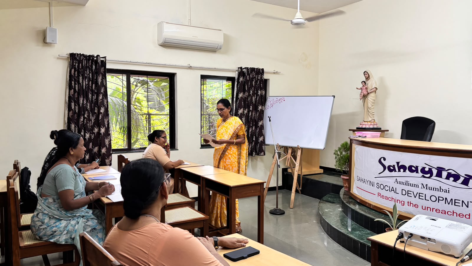 ORIENTATION MEETING CONDUCTED FOR LOCAL COORDINATORS AND TEACHING STAFF AT DAHANU.